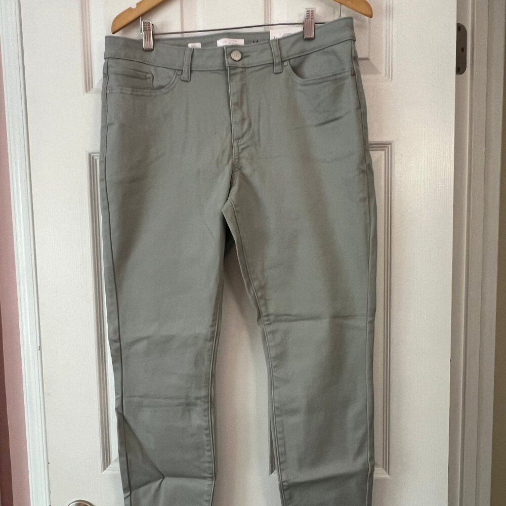 LC Lauren Conrad Cuffed Skinny Ankle Jeans